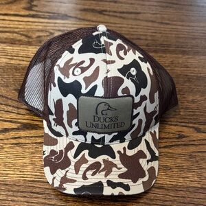 Ducks Unlimited Camo Mesh Back Hat